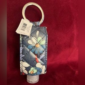 NWT Vera Bradley Hand Sanitizer Keychain “Floral Bursts”